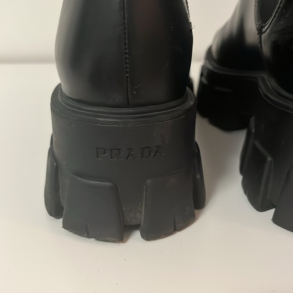 Prada monolith Chelsea platform Boot size 38 - Picture 3 of 5